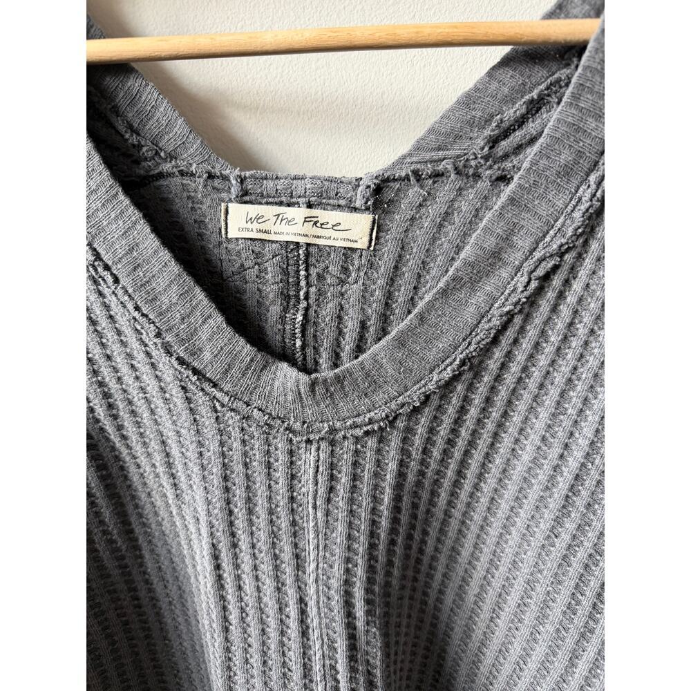 Free People We The Free Ricky thermal top women's size XS - Picture 4 of 7